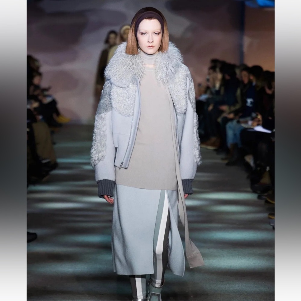 Marc jacobs runway wool alpaca fur jacket